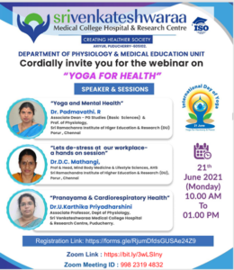Yoga for Health Webinar