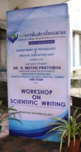Workshop on Scientific Writing