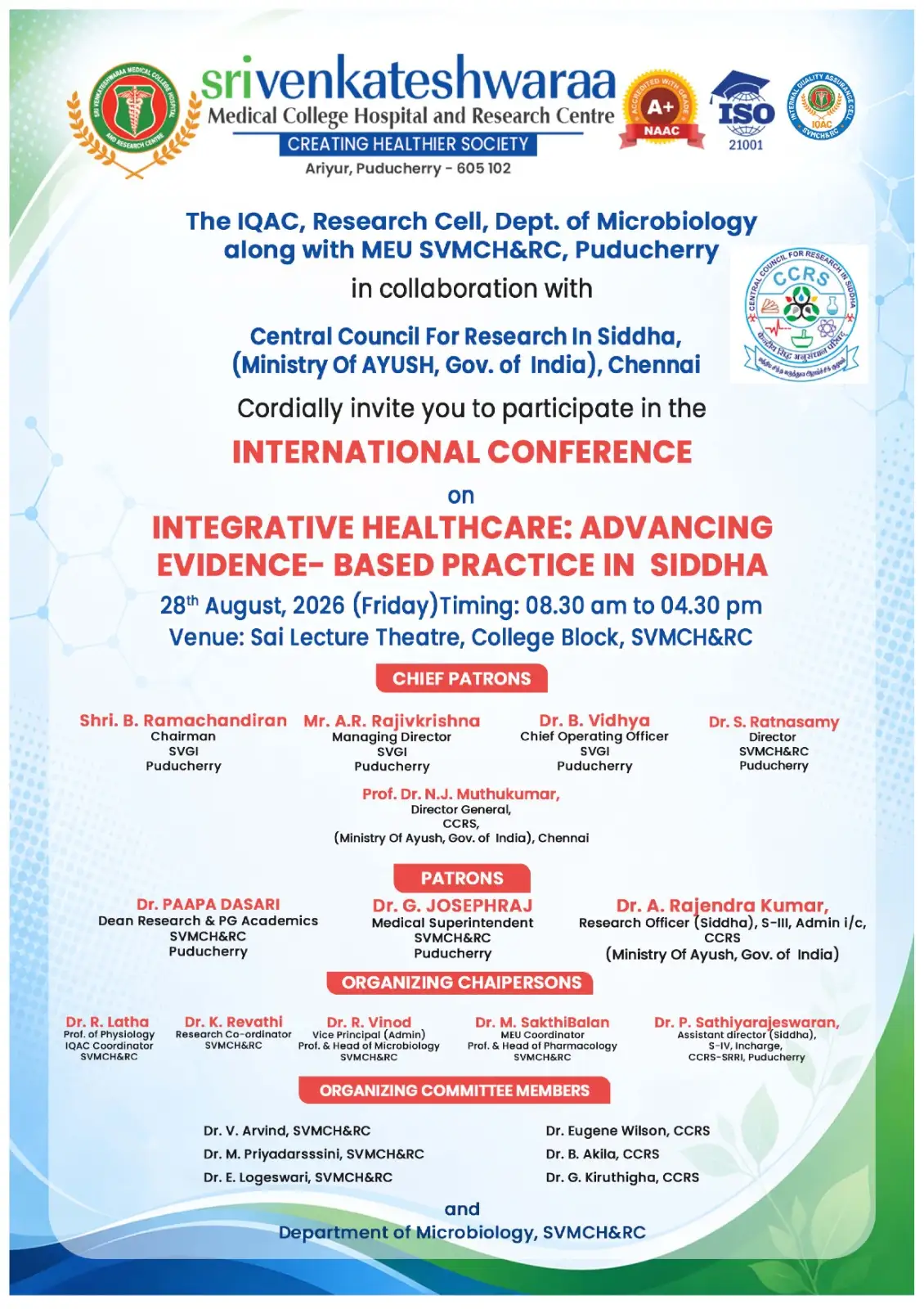 SVMCHRC Event